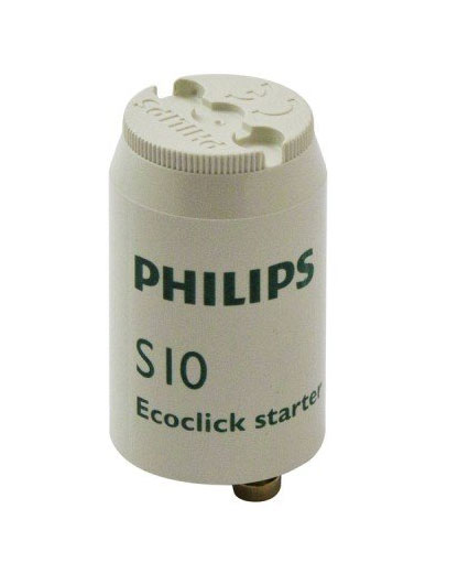2x PHILIPS S10 Starter Leuchtstoffröhre 4-65 W Leuchtstofflampe Neonröhre  Zünder 8711500697691
